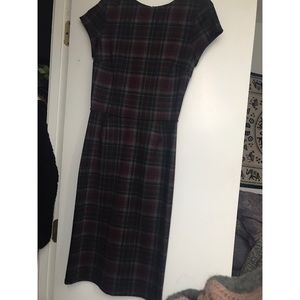 never worn (has price tags) plaid work dress